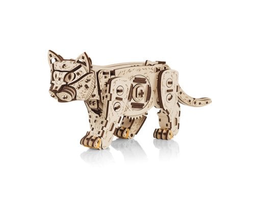 EWA Kätzchen 3D Holzbausatz Natur