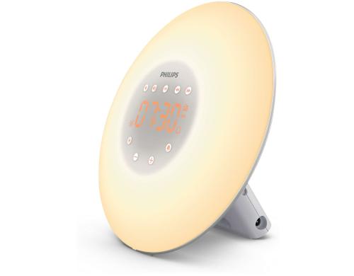 Philips Lichtwecker Wake-up Light HF3506/05 weiss, 10 Helligkeitsstufen