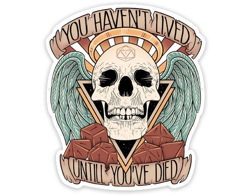Character Death Sticker