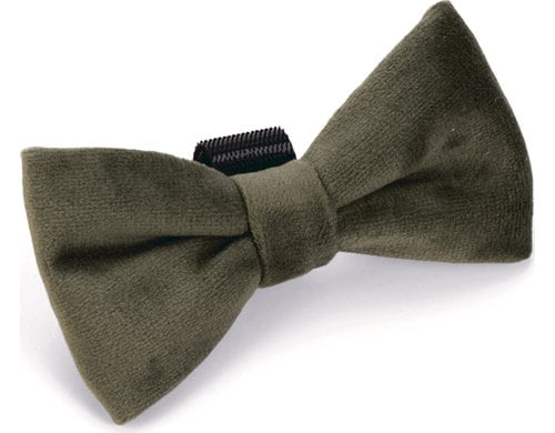 Designed by Lotte Velvet Fliege Zaza Grün, 9 cm