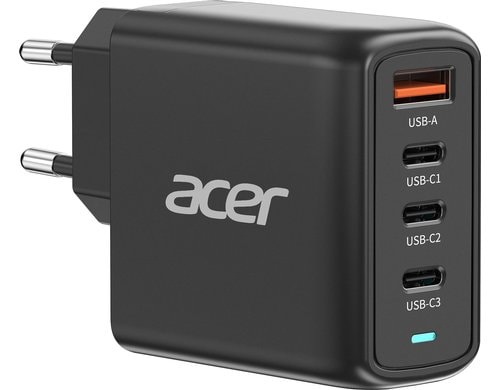 Acer Netzteil AC-Adapter 100W, GaN 3x USB-C, 1x USB-A, PD