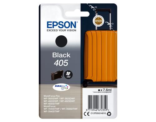 Tinte Epson Nr. 405, C13T05G14010, Black 7.6 ml, für WorkForce WF-3/4/7xxx