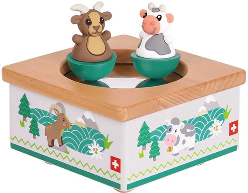 Spielba Musikdose Steinbock + Kuh