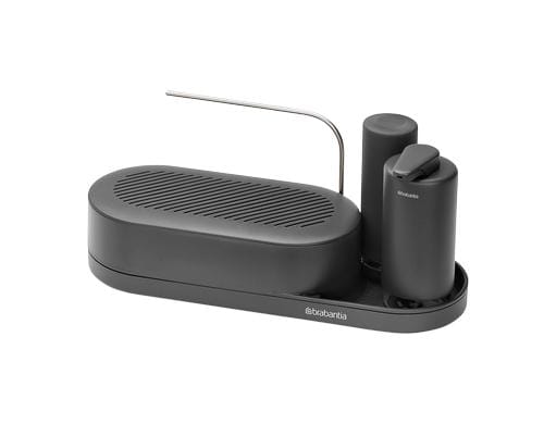 Brabantia Organiser Set Sink Style Grey Seifenspender, Seifenqueezer