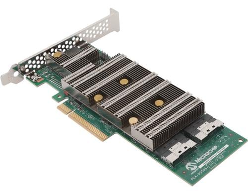 Adaptec SmartRAID 3254-16i: PCI-Ex8v4, RAID 16 int. Port SAS4/SATA3/NVMEv4, SFF-8654