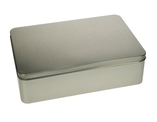 Gawol Gebäckdose Uni silber 355x235x10mm