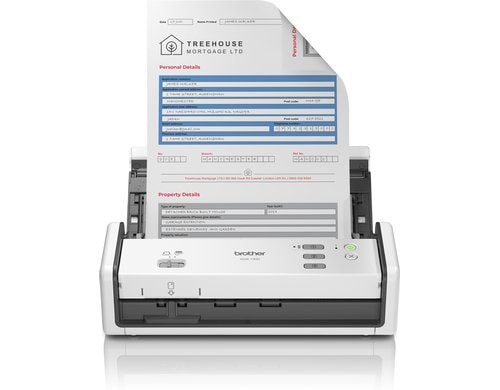 Brother ADS-1300, USB 3.0, 1200x1200 dpi ADF für 20 Blatt, 25ppm Farbe