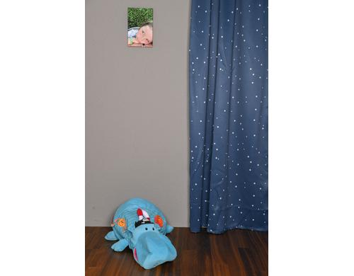 Stotz Kindervorhang mit Faltenb.Verdunkler Kimi 260x140cm, dunkelblau, 100%PES