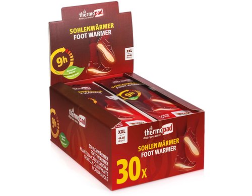 Thermopad Sohlenwärmer XXL 30er-Pack, Grösse 44-46