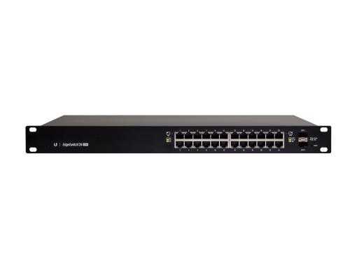 Ubiquiti Edgeswitch ES-24-500W:24 GigaPorts managed, 2xSFP,500W PoE+ und 24V passiv PoE