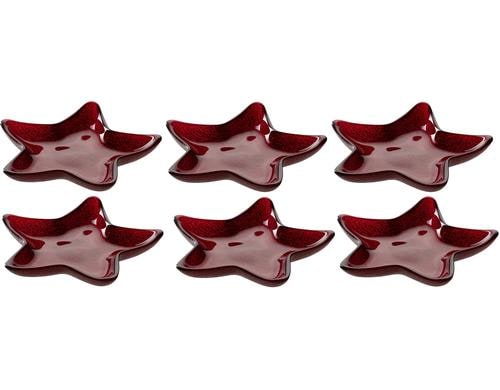 Leonardo Sternschale Autentico 15cm 6 Stk., rot, 15x3x15cm