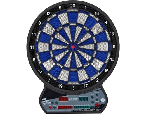 Unicorn Elektronische LED Dartscheibe inkl. 6 Pfeile
