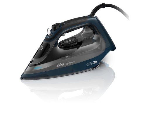 Braun Dampfbügeleisen TexStyle 9 SI9684DB dunkelblau, 2400 W, 330 ml Wassertank