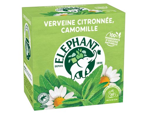 Eléphant Verveine Citronnée, Camomille 20 Stück