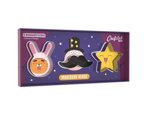 Chefclub Keksaustecher Magische Kekse Set
