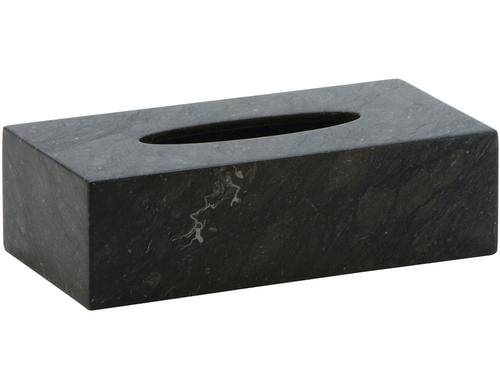 Aquanova Kosmetiktücherbox Hammam, Dgrau Steingut, 25.5x13x7.5 cm