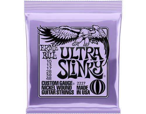Ernie Ball 2227 Slinky Nickel E-Gitarren Saitensatz, Ultra 10-48