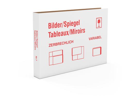 Antalis Umzugskarton für Bilder und Spiegel 820x560x90mm, 20 Stück