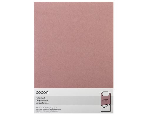 COCON Fixleintuch mauve 90/100x200 cm