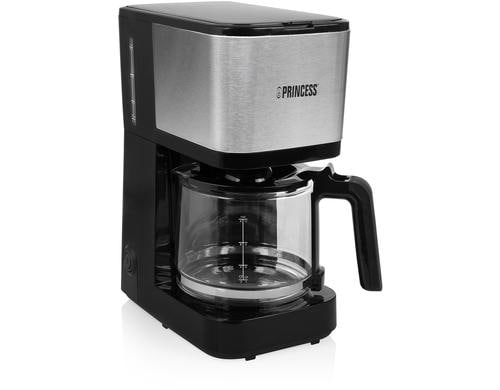 Princess Filterkaffeemaschine 750W 750W, 1.25L, Kunststoff, Glas, Warmhaltefun