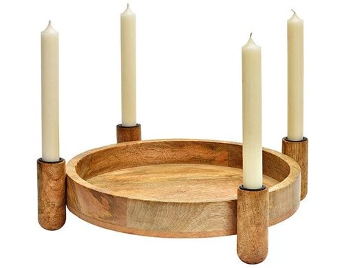 G. Wurm Adventsgesteck Mango, 37x9x37cm