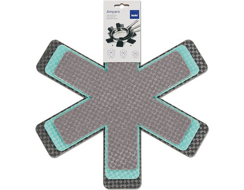 Kela Pfannenschutz Amparo 3teilig Mint/Grau 3 teilig, Durchmesser 31,35,39cm