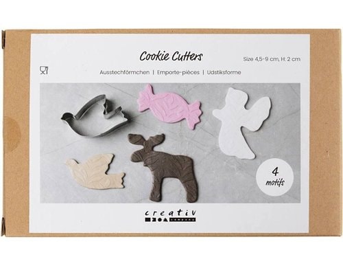 Creativ Company Ausstecher 4,5-9 cm, 4 Stk