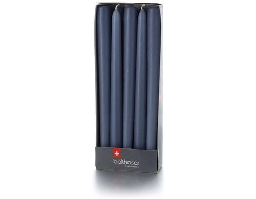 balthasar Etoilekerzen 10 Stück, Denim 2.2x24 cm (DxH), Brenndauer 8h