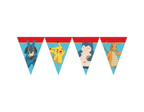 Fiesta Girlande Flaggen Pokemon 1 Stk, Papier FSC
