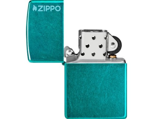 24004ZL Candy Teal with Zippo Logo Zippo Candy Teal with Logo