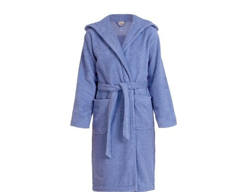 Möve Bademantel Superwuschel Kids Grösse 140, Farbe: Cornflower
