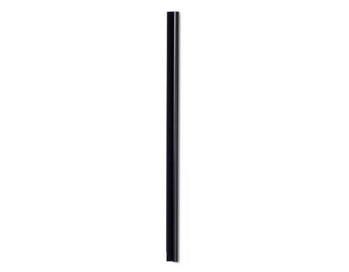 Durable Klemmschiene 6 mm schwarz, 50 Stück