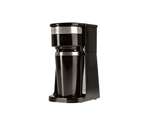 Barista Single Kaffeemaschine 450W schwarz mit To-Go Becher