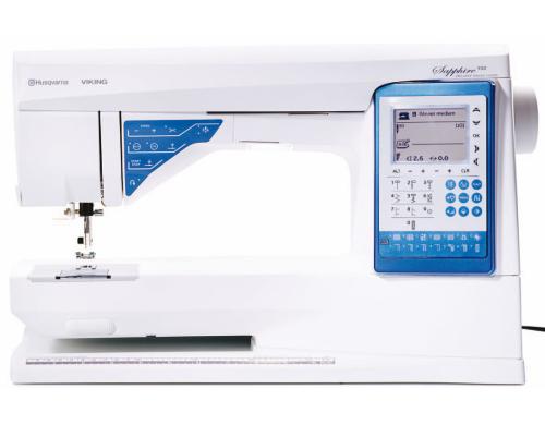 Husqvarna Nähmaschine Sapphire 930 200 integrierte Stiche, 4 Schriftarten