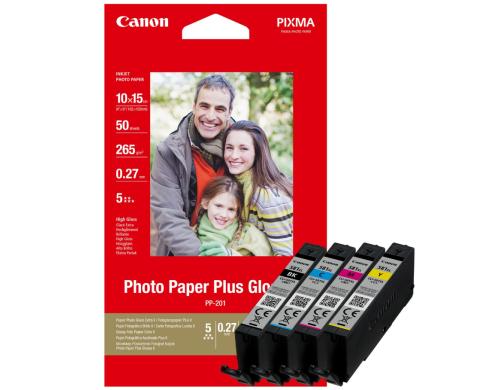 Tinte Canon INK CLI-581XL BK/C/M/Y PHOTO VALUE BL
