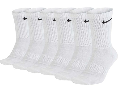 Nike Cushioned Training Crew Sock 6-Pack Grösse 38-42, Farbe: weiss