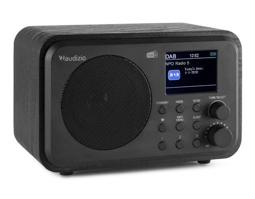 Audizio Milan DAB+ Radio mit BT u. FM, schwarz