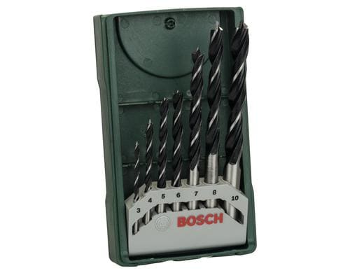 Bosch 7-tlg Mini-X-Line-Holzbohrer-Set