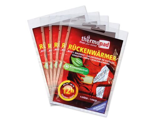 Thermopad Rückenwärmer 5er-Pack