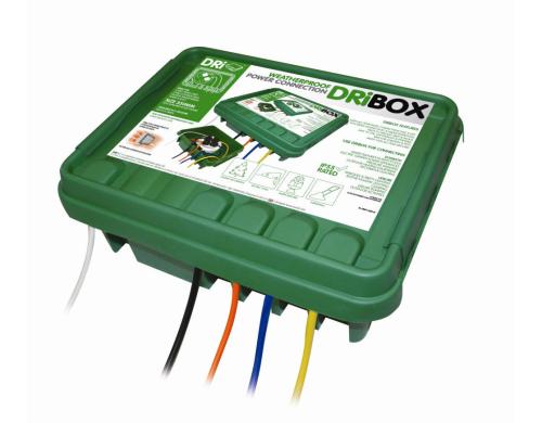 DRiBOX 330 gross, 33x23x14cm, IP55 Kabelverstauung für den Aussenbereich