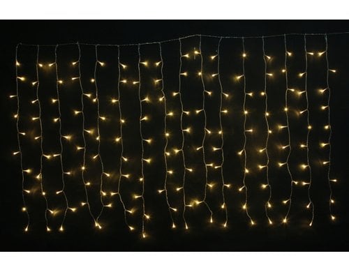 Dameco LEDVorhang Outdoor 160x100cm LED ww, inkl. Timer 6/18h, IP55