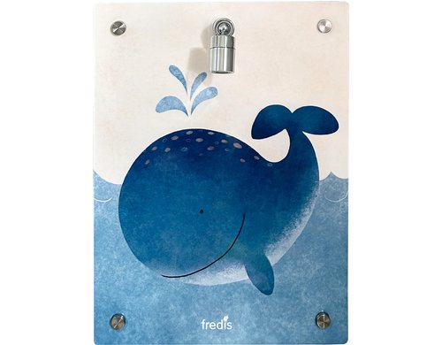 fredis Kinderdusche Wal 40x30cm 40x30cm