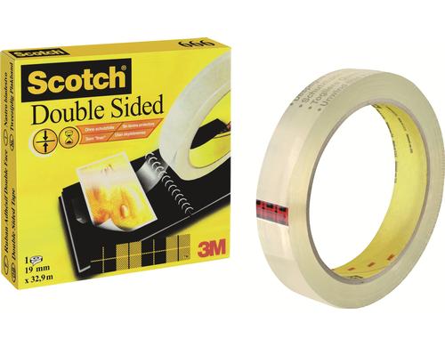 3M Scotch Doppelseitig 19 mm x 33 m 1 Rolle