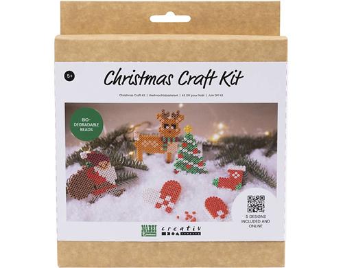 Creativ Company Bastelset Bügelperlen Bio Für 5 schöne Weihnachtsmotibe