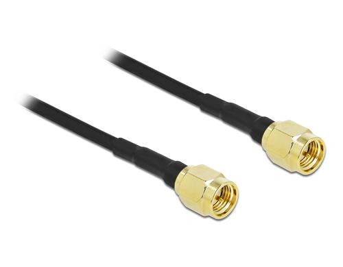 Delock LTE-Antennenkabel, 0.99dB/m SMA Stecker - SMA Stecker LMR/CFD100, 10m