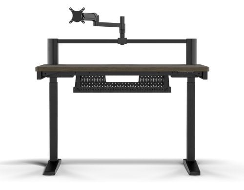 Corsair Platform:4  Elevate Tisch, d. Holz höhenverstellbar mit Speicher & Monitor Arm