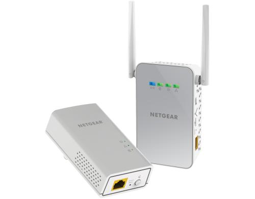 Netgear PLW1000: Powerline Adapter Kit Powerline 1000Mbps, 1x1Gbit Port, 1xWLAN