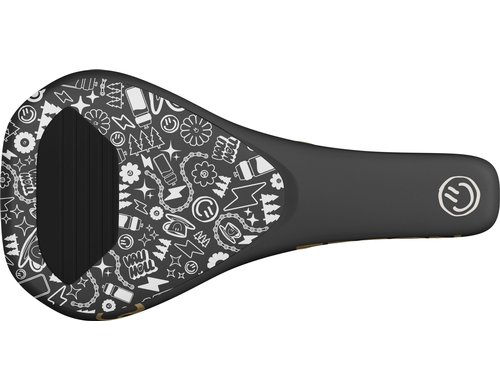 Ergon SM Downhill Comp Vali Höll Edition Velosattel, ohne Öffnung black