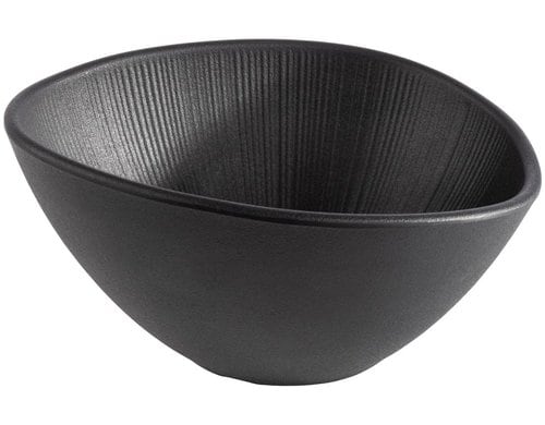 APS Bowl Oval Nero 0.5 Liter, Schwarz