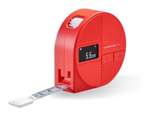 Pie Smart Messband rot Smart Tape Measure